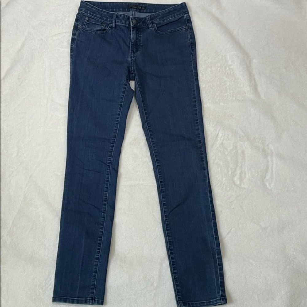 PrAna Kayla Organic Skinny Chambray Jeans Size 6 - Picture 2 of 7